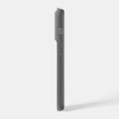 💎 Geschmolzenes Silber Namens Kunst – Chrome Flüs iPhone Hülle (Linke Seite)