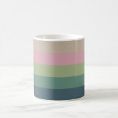 Geschmückte Eleganz - Stilvoll gestreift Kaffeetasse (Mittel)