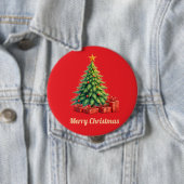 Geschmückter Weihnachtsbaum, Button (Beispiel)