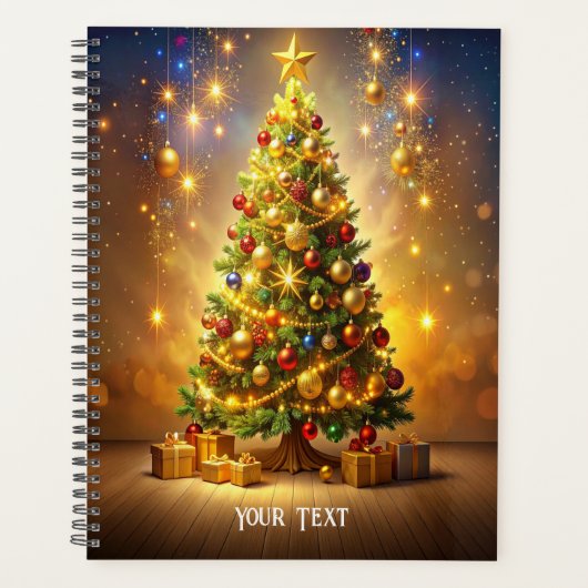 Geschmückter Weihnachtsbaum Planer (Vorderseite)
