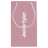 Geschmuggelte Elegance - Falsche Rose Name Geschen Kleine Geschenktüte (Rückseite)