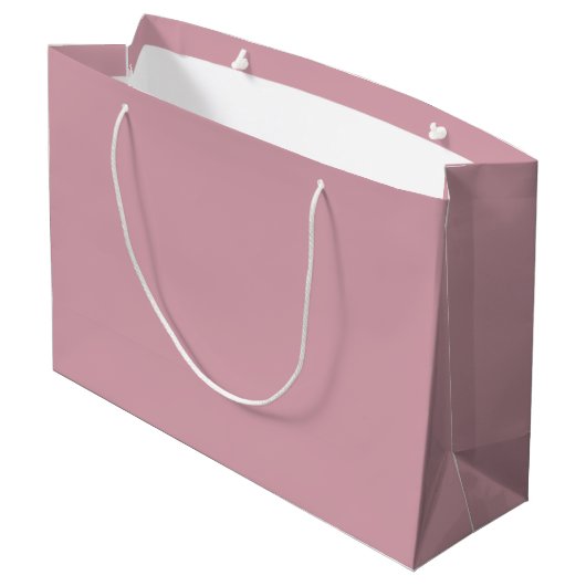 Geschmuggelte Elegance - Große Rose-Geschenktasche Geschenktüte (Rückseite Schrägansicht)