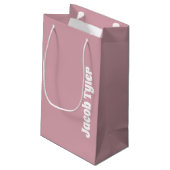 Geschmuggelte Elegance - Kleine fehlerhafte Rose N Geschenktüte (Rückseite Schrägansicht)