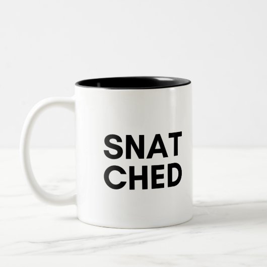 geschnappt zweifarbige tasse (Links)