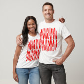 geschnitten und gewürfelt - rot T-Shirt (Unisex)