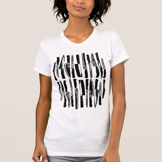 geschnitten und gewürfelt - schwarz T-Shirt (Vorderseite)