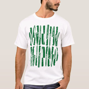 geschnitten und gewürfelt - waldgrün T-Shirt
