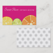 geschnittene Backenbäckerei-Visitenkarten der Visitenkarte (Vorne/Hinten)