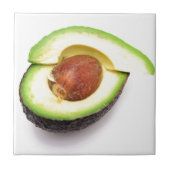 Geschnittene offene Avocado Fliese (Vorderseite)
