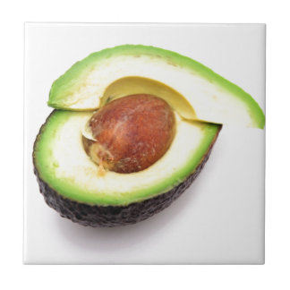 Geschnittene offene Avocado Fliese