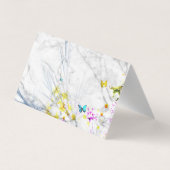 geschnittene und klassische geklappte Visitenkarte Visitenkarten (Rückseite)