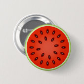 GESCHNITTENE WASSERMELONE BUTTON (Vorne & Hinten)