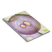 Geschnittene Zwiebeln Notizblock (Rechte Seite)