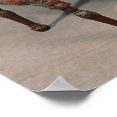 Geschnittener Lyre-Back-Sessel, geliefert von Poster (Ecke)