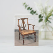 Geschnittener Lyre-Back-Sessel, geliefert von Postkarte (Stehend Vorderseite)