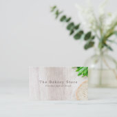 geschnittenes Brot an Bord, Bäckerei Visitenkarte (Stehend Vorderseite)