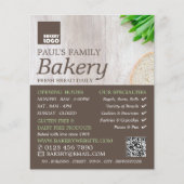 geschnittenes Brot an Bord, Bäckereien, Bäckereila Flyer (Vorne)