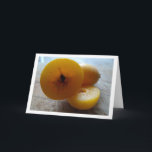 geschnittenes Loquat Karte<br><div class="desc">Sliced Loquat Fruit Grußkarte. Sie können dieses Produkt ganz einfach kostenlos anpassen, wenn Sie Text hinzufügen oder die Farbe des Hintergrunds ändern möchten.</div>