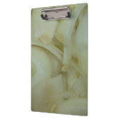 geschnittenes ZwiebelgemüsenahrungsmittelFoto Klemmbrett (Links)