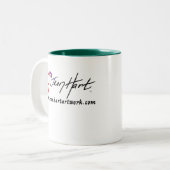 Geschnitzt in einem Baum Zweifarbige Tasse (Vorderseite Links)