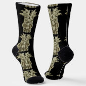 Geschnitzte Tiki-Skulptur Donner Socken (Gewinkelt)