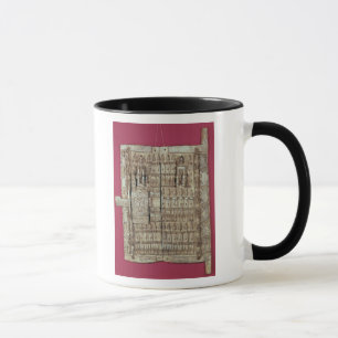Geschnitzte Tür für einen Getreidespeicher Tasse