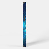 Geschnitzter blauer Stern iPhone Hülle (Rechte Seite)
