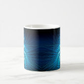 Geschnitzter blauer Stern Kaffeetasse (Mittel)