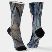 Geschnitzter Engel im Baum Thunder Cove Socken (Gewinkelt)