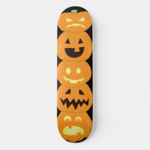 Geschnitzter Kürbis Jack O'Lantern Halloween Skateboard