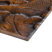 Geschnitztes Holz im orientalischen Stil Schneidebrett (Ecke)