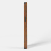 Geschnitztes Holz Schalom iPhone Hülle (Rechte Seite)