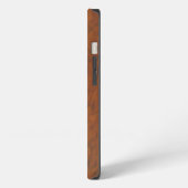 Geschnitztes Holz Schalom iPhone Hülle (Linke Seite)