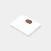 Geschnitztes Holz Schema Israel Post-it Klebezettel (angewinkelt)