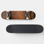 Geschnitztes hölzernes Muster Skateboard (Horizontal)