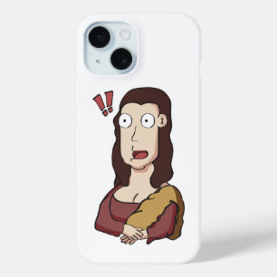 Geschockt Mona Lisa iPhone 15 Fall Case-Mate iPhone Hülle