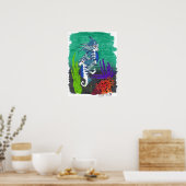 Geschöpfe des Meeresposters Poster (Küche)