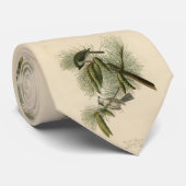 Geschöpfert (gefickt) Titmouse Audubon Birds of Am Krawatte (Gerollt)