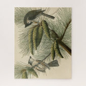 Geschöpfert (gefickt) Titmouse Audubon Birds of Am Puzzle (Vertikal)