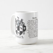 Geschoss-Familien-Wappen Kaffeetasse (Vorderseite Links)