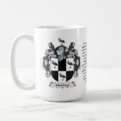 Geschoss-Familien-Wappen Kaffeetasse (Links)