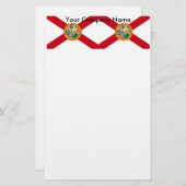 Geschosse mit Flagge in Florida Briefpapier (Vorne/Hinten)