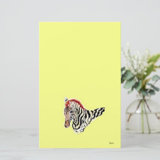 Geschosse / Zebra Briefpapier (Stehend Vorderseite)