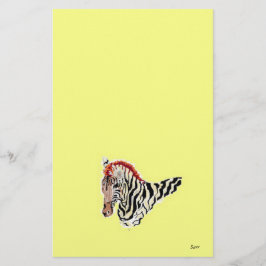 Geschosse / Zebra Briefpapier