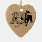 Geschossen auf dem NettoHockey (weiblich) Keramik Ornament (Rechts)
