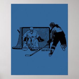 Geschossen auf dem NettoHockey (weiblich) Poster