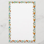 geschossenes Grenzpapier Briefpapier (Vorderseite)