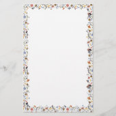 geschossenes Grenzpapier Briefpapier (Vorderseite)