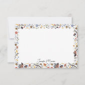 geschossenes Grenzpapier Mitteilungskarte (Vorderseite)