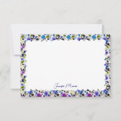 geschossenes Grenzpapier Mitteilungskarte (Vorderseite)